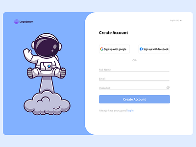 Login page design