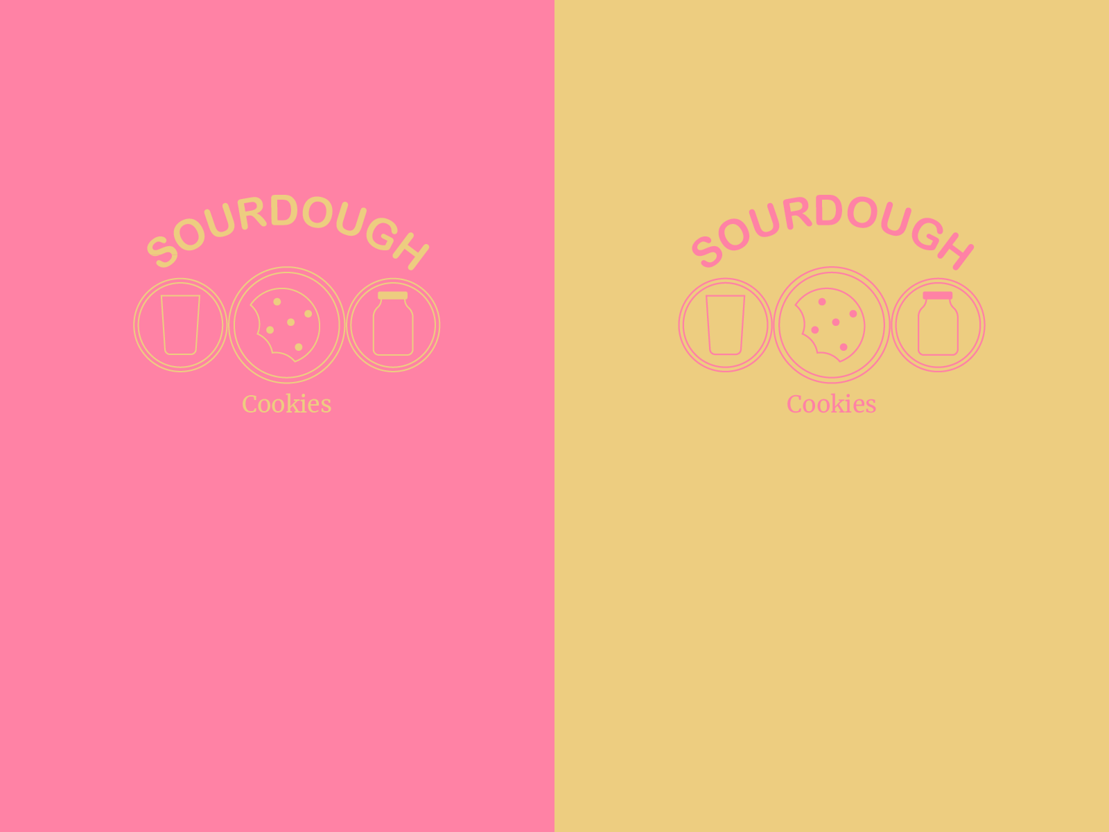 Sourdough Cookies Logos by Mohammed Almajid on Dribbble