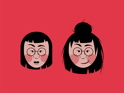 Character Exploration character face hair illustration portrait woman