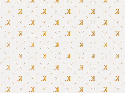 K.Walker Collective Pattern brand mark branding fashion gold lockup logo logotype menswear pattern