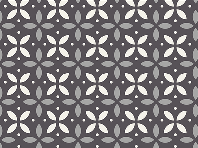 Gather Negative floral grey pattern patterns seamless wallpaper