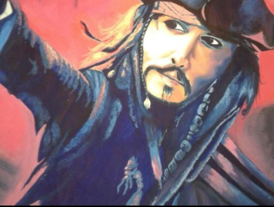 Jack art design jacksparrow paintings portrait