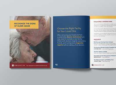 Nursing Home Abuse Brochure brochure print