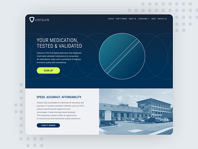 Valisure Pharmaceuticals Site Redesign brand branding illustration redesign ui ux web design