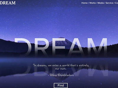 Dream - Agency agency design details night web webdesign