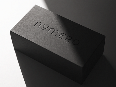 Número branding card design graphic design logo