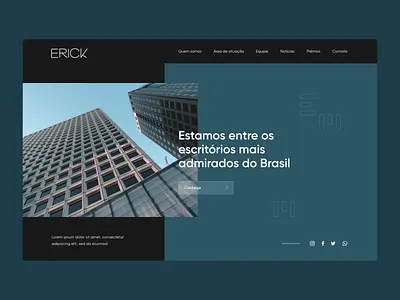 ESCRITÓRIO ERICK - WEB UI/UX graphic design ui ux web