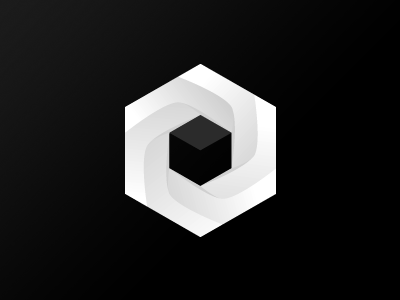 Q geometric logo mark minimal symbol