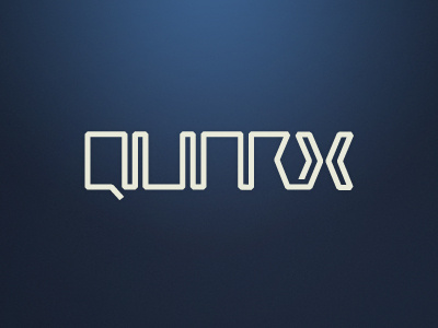 Quarx identity logo typography