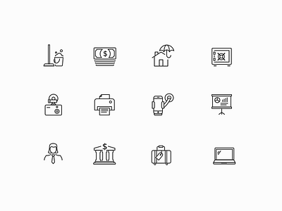 Write-offs icons 1 by Damian on Dribbble