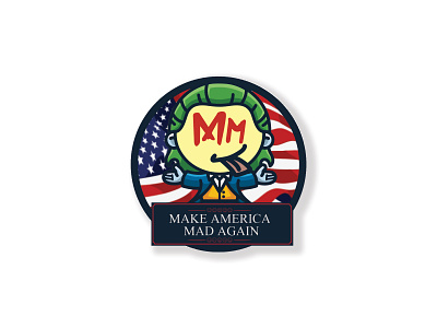 Make America Mad Again branding designs graphic design illustration logo vector