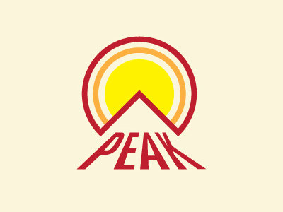 Peak adventure design gear illustration logo logodesign mountain peak vector