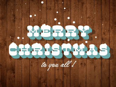 Merry Xmas! christmas cozy festive greetings retro snow snowflakes typography xmas
