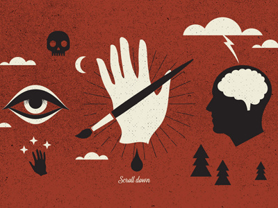 Esco 2016 symbolism minimal iconography website design eye flat brainstorming icons vector illustrator illustration