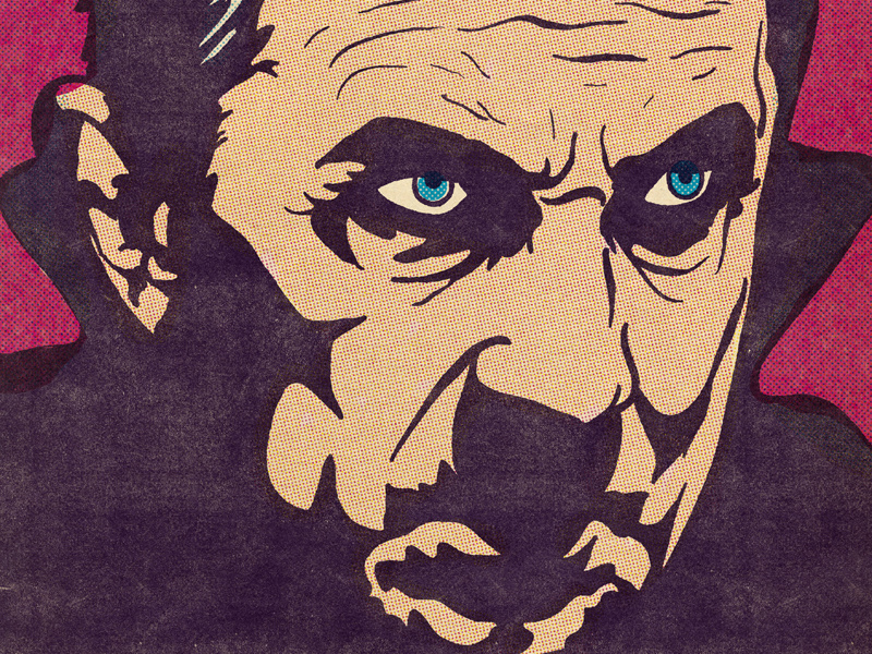 Classic Horror, Vol. I dracula comic book inking bela lugosi vintage pulp illustration film horror portrait
