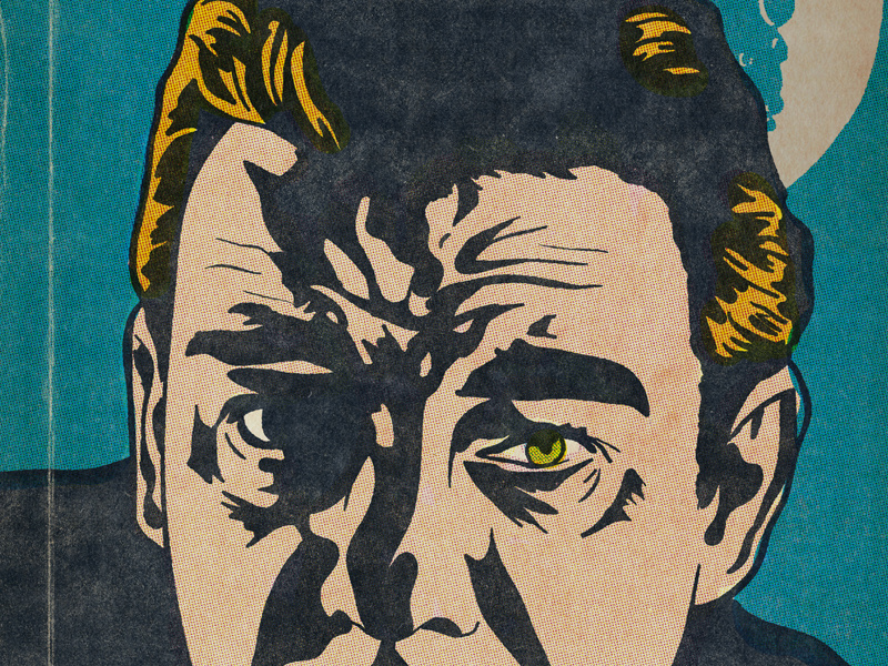 Classic Horror, Vol. II wolfman comic book inking lon chaney jr vintage pulp illustration film horror portrait