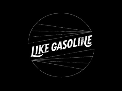 Like Gasoline brand illustration logo vintage