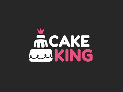 Cake King - Logo Animation 2d animation after effects animation brand animation brand identity intro logo logo animation logotype motion motion graphics анимация логотип
