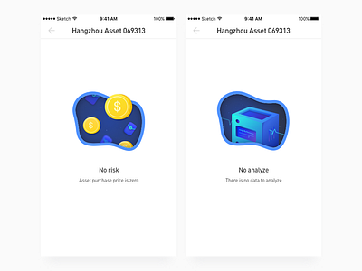 Empty State -2 empty error financial illustration ios machine money refund state