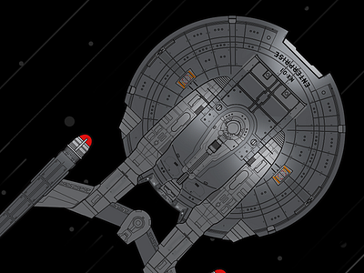 NX-01 Enterprise - Work In Progress enterprise illustration nx 01 sci fi space star trek stars warp