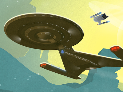 Star Trek Discovery cbs illustration poster sci fi science fiction star trek star trek discovery tv