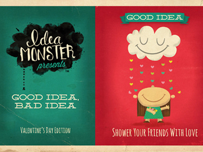 Good Idea, Bad Idea: V-day Edition good idea idea monster illustration valentines day