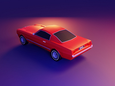 FORD MUSTANG 3d graphic design