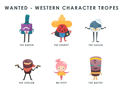 Wanted Character Designs character design illustration mobile game