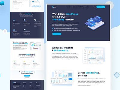 RexEP - Saas Landing page Design