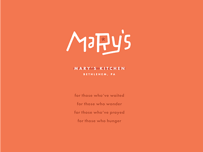 MARY'S II branding bright fresh logo restaurant star summer