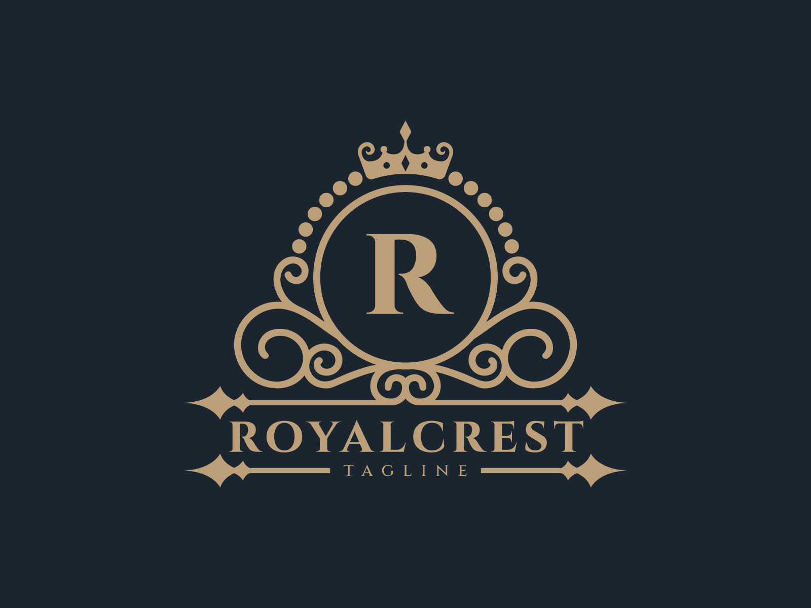 Luxury Royal Logo Design Template by GFXCity on Dribbble