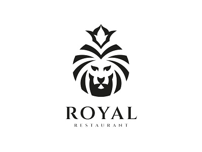 Royal Logo Design Template animal branding crown design icon illustration king kingdom logo restaurant royal royalty symbol template vector
