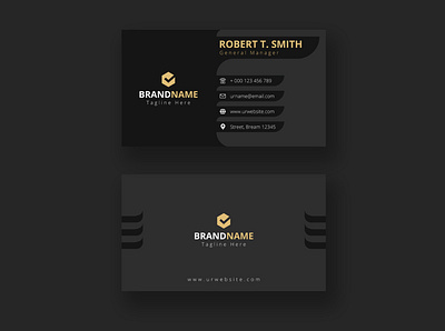 Luxury Business Card Template black branding business business card cards creative design graphic design icon illustration king logo luxury luxury card modern royal stationary template vector visiting card