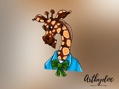 Mr giraffe art artists basecharacter blockchain character cryptocurrency design digital drawing fiverr gamecharacter gig gigs illustration illustration art logo model nft ui