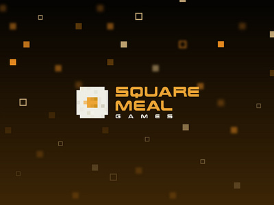 Squaremeal games logo design