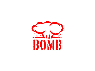 Bomb wordmark blast blast logo blood bomb bomb logo edgy explosion explosion logo graphic design logo logo design visual identity wordmark
