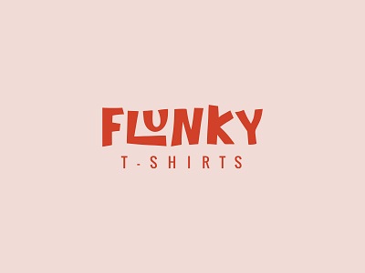 Flunky Wordmark Design brand identity branding clothing brand clothing wordmark flunky fun funky logodesign logodesigner logotype palyfull t shirt logo typography wacky wordmark