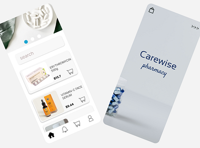 pharmacy mobile UI app branding design graphic design ui