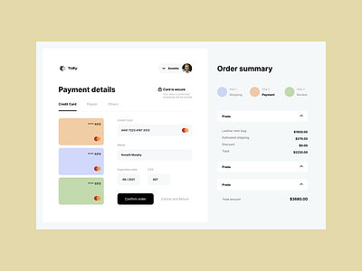 Order Dashboard 💰 app design graphic design ui ux