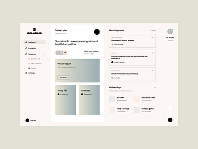 Planning Dashboard 📆 app design graphic design ui ux