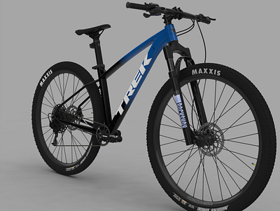 Trek Bike 3d 3d model design keyshot product design rendering solidworks trek bike