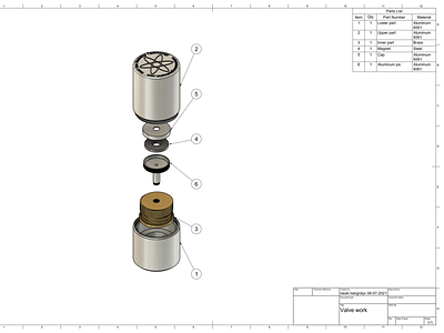Pressure Valve 3d 3d model design pressure product design solidworks valve