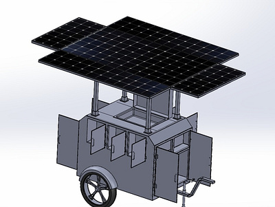 Bicycle Trailer 3d 3d model design product design solidworks