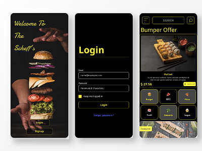 Food App Design