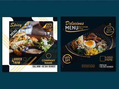 Social Media Food Post Design