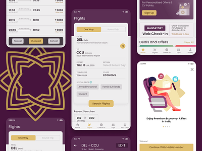 Vistara App UX Restructure