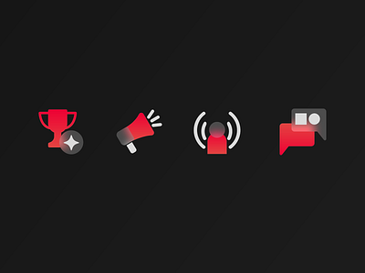 Icon Style Exploration adobexd blurred background dribbble icon icon set iconography icons minimal redesign