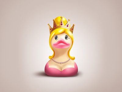 Princess Duckling crown duckling pink pretty princess sexy