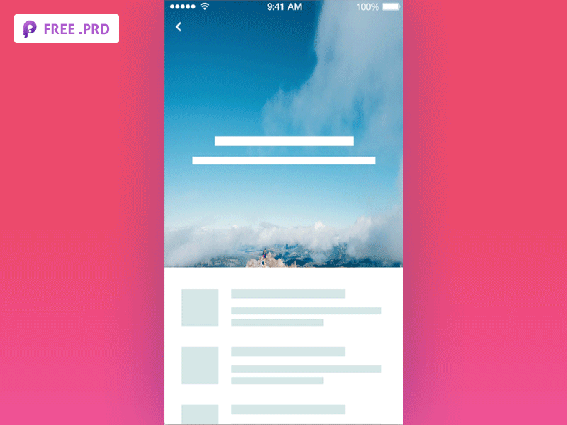 Pull to Refresh in Principle animation free gif loader parallax principle prototype pull pull to refresh refresh wireframe zoom