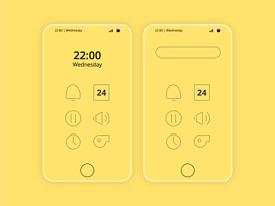 Minimal Icon Explorations applications arpita das design icon kit minimal stroke ui